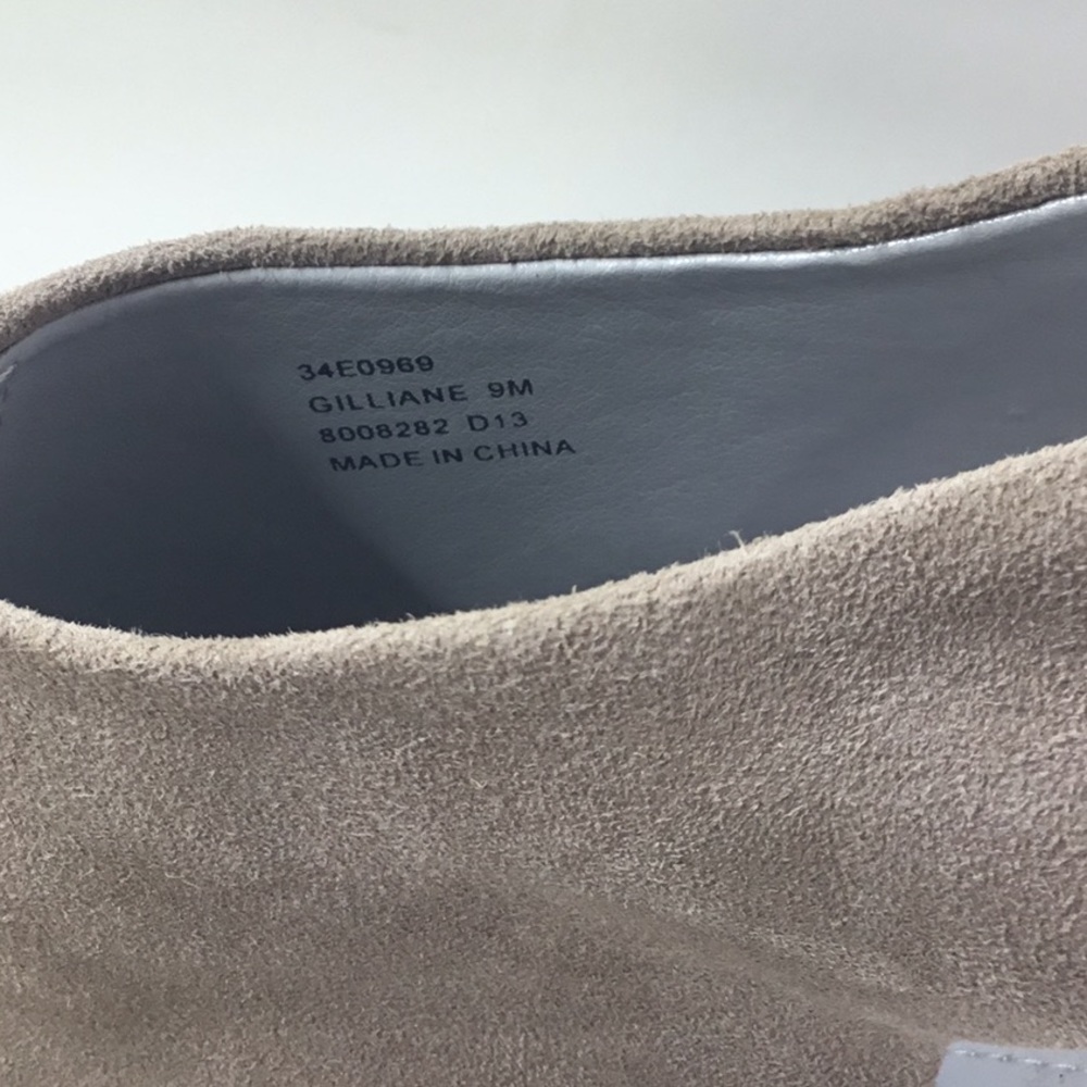 Calvin Klein Mink Suede Gilliane Sandal - Picture 7 of 7